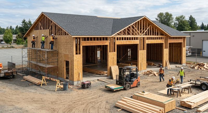 Commercial Garage Construction in Pearland, TX