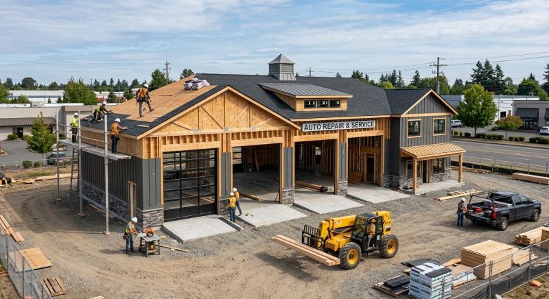 Industrial Garage Construction in South Houston, TX