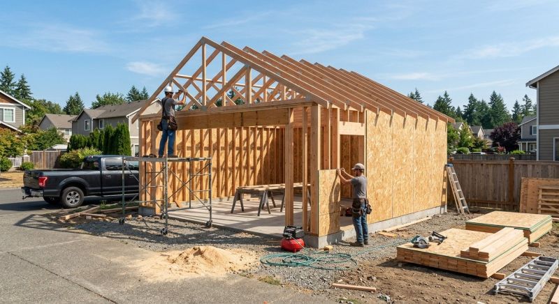 Metal Garage Construction in Conroe, TX