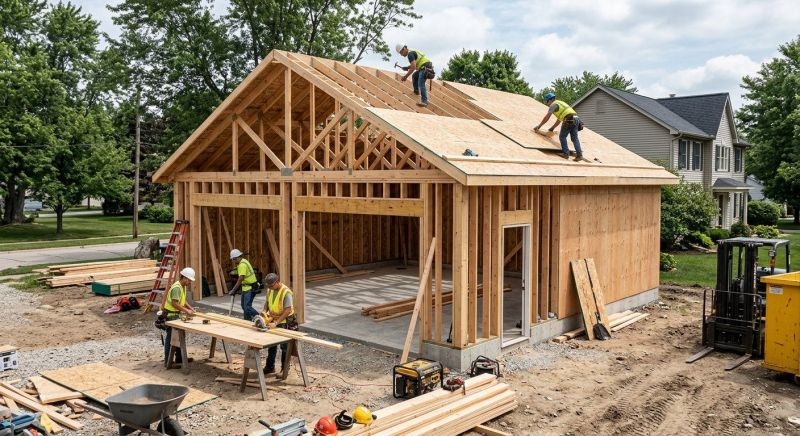 Metal Garage Construction in Houston, TX