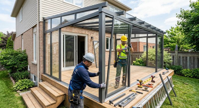 Patio Enclosure Installation in Arvada, CO