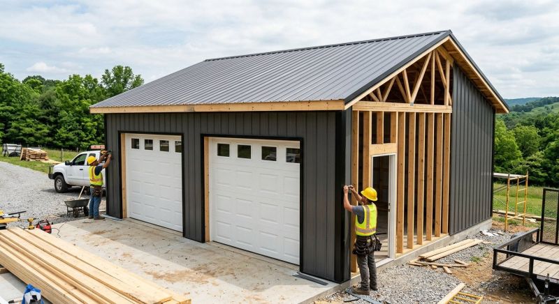 Storage Garage Construction in Conroe, TX