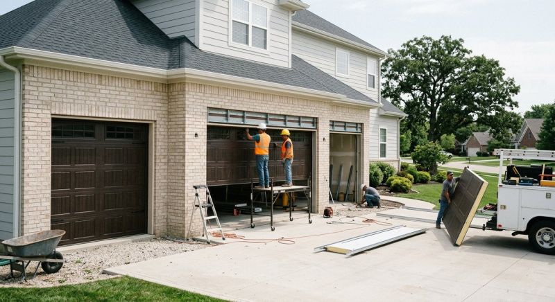 Three Car Garage Installation in Cypress, TX
