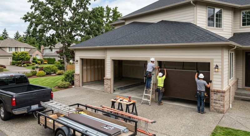 Three Car Garage Installation in South Houston, TX