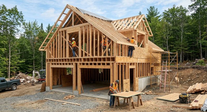 Two Story Garage Construction in Bonita Springs, FL