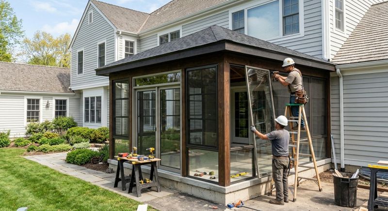 Enclosed Porch Construction in Arvada, CO