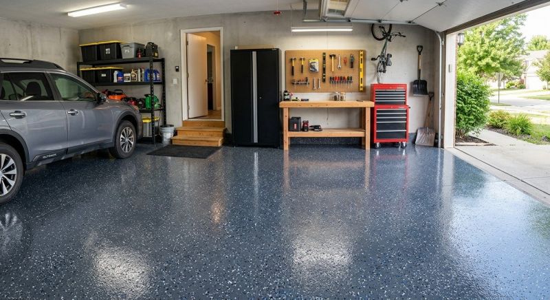 Garage Floor Epoxy Installation in Alexandria, VA